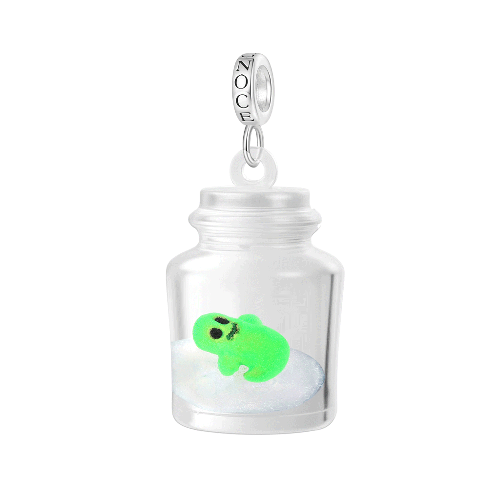 Colgante De Botella De Vidrio Fantasma