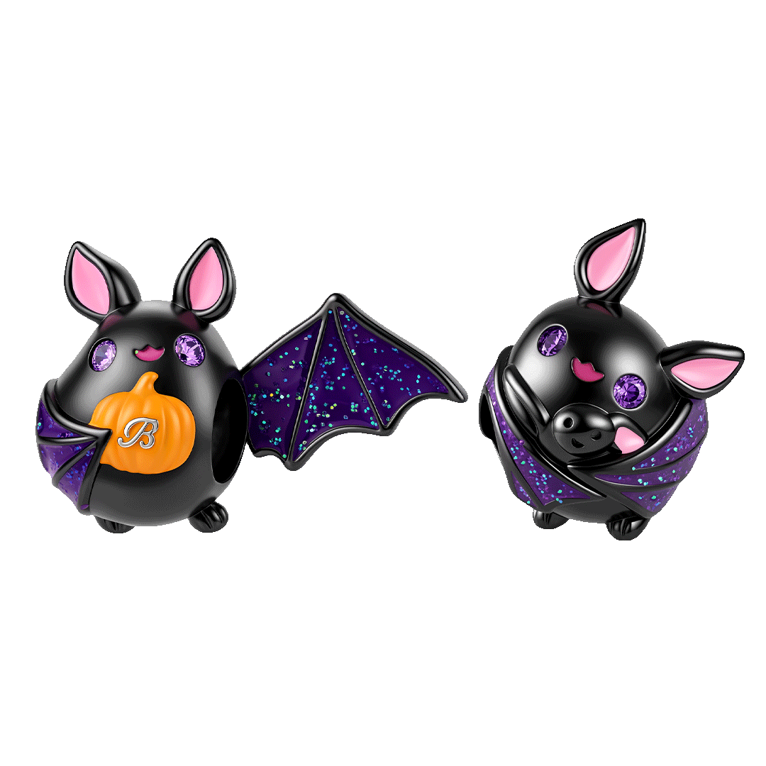 Cuenta grabable de murciélago adorable de Halloween