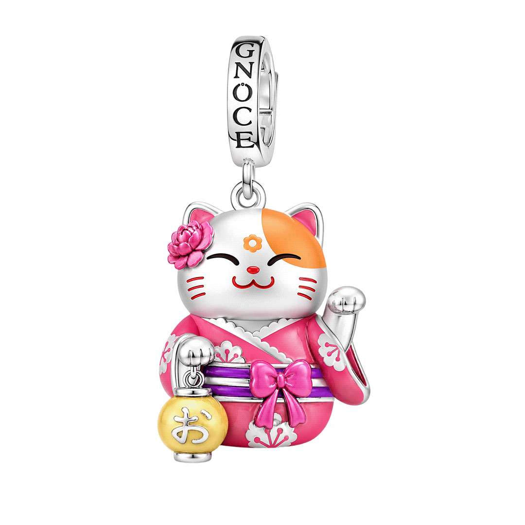 Amuleto colgante Maneki Neko