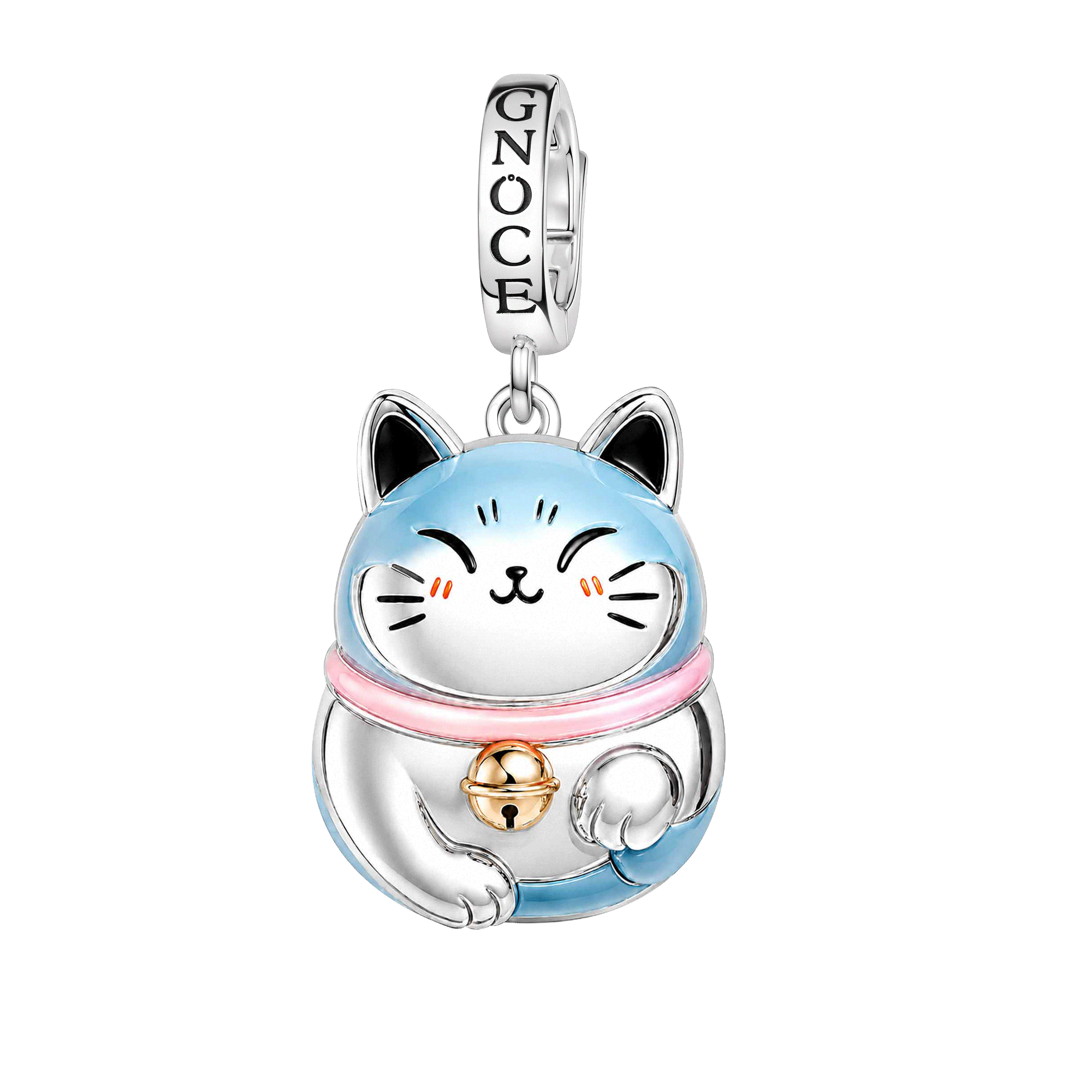 Amuleto colgante del broche de la suerte para gatos