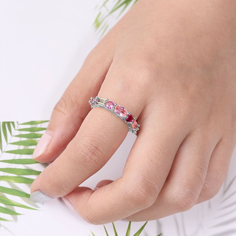 Anillo de Cristal Multicolor