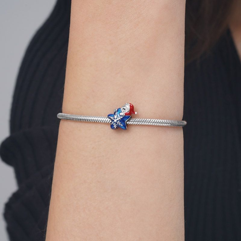 Charm Colgante Estrella de Papá Noel
