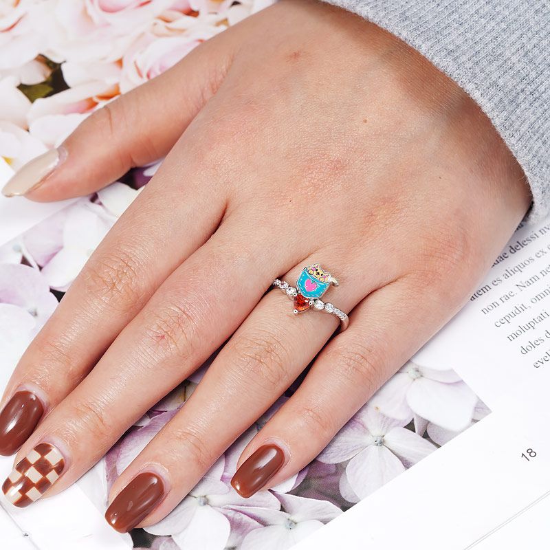 Anillo en V de Gato de Bolsillo