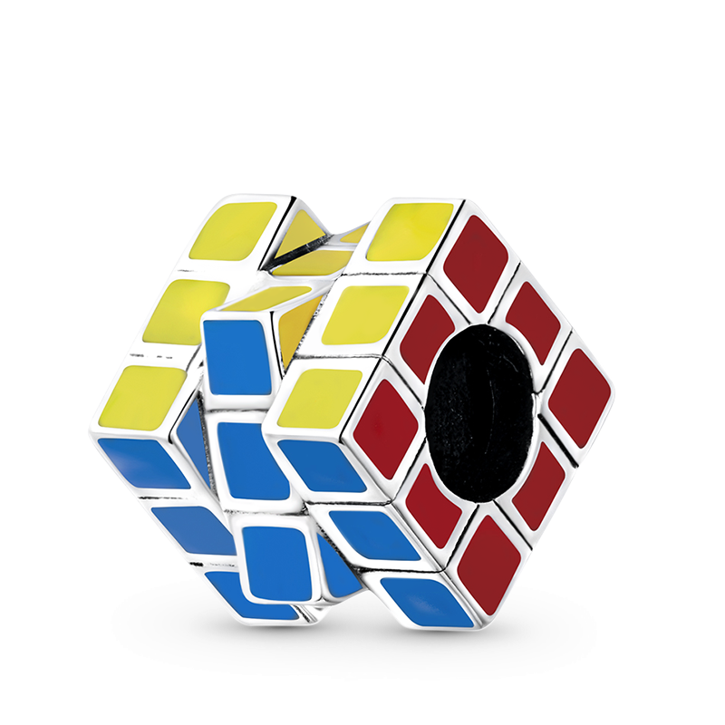 Charm Colgante Cubo de Rubik