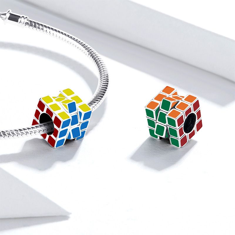 Charm Colgante Cubo de Rubik