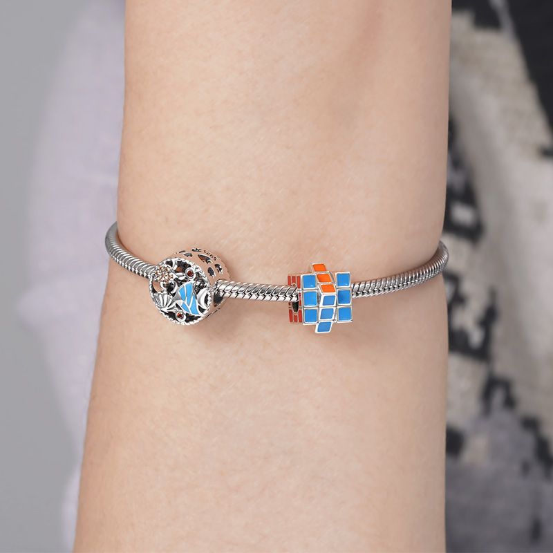 Charm Colgante Cubo de Rubik