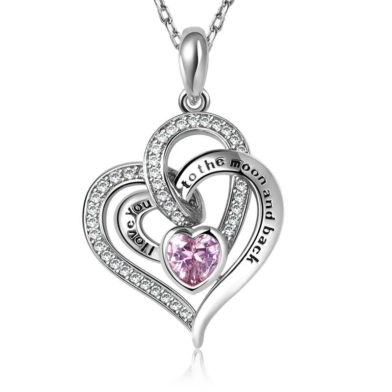 Charm Colgante de Corazones Endless Love