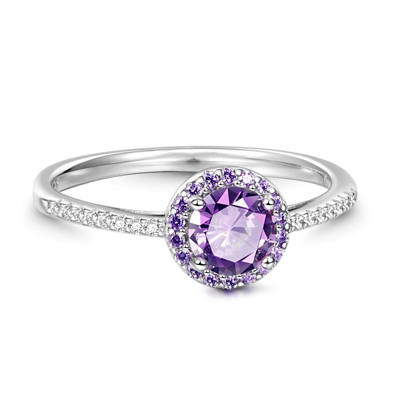 Anillo Redondo Púrpura