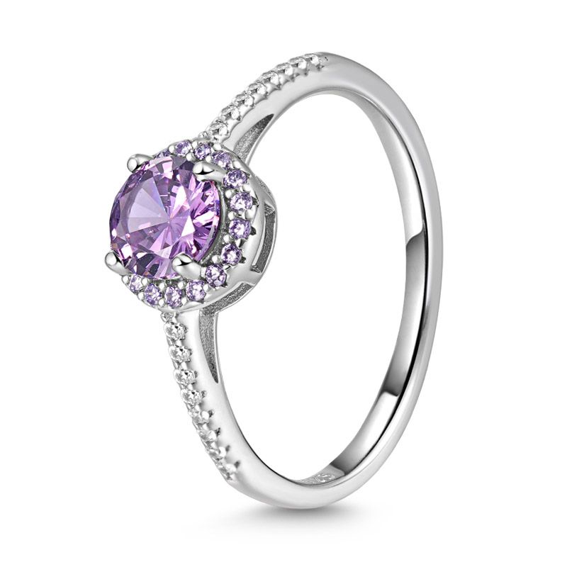 Anillo Redondo Púrpura
