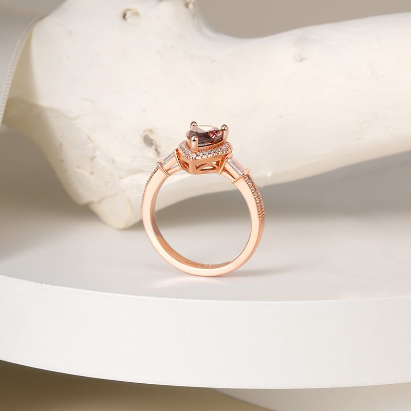 Anillo Lágrima Marrón