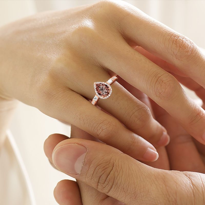 Anillo Lágrima Marrón