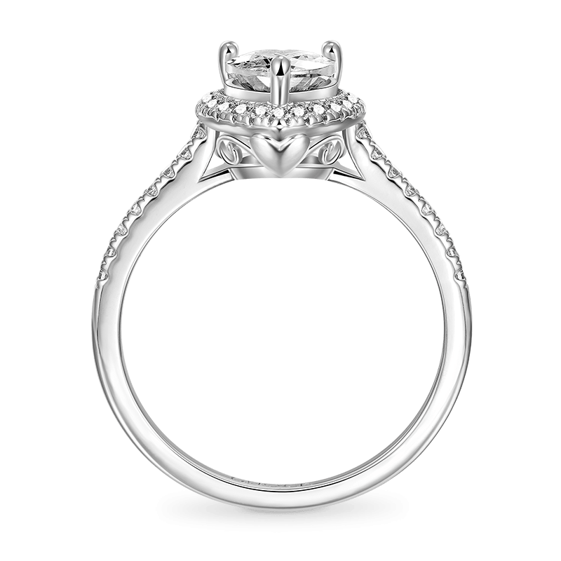 Anillo Corazón Brillante