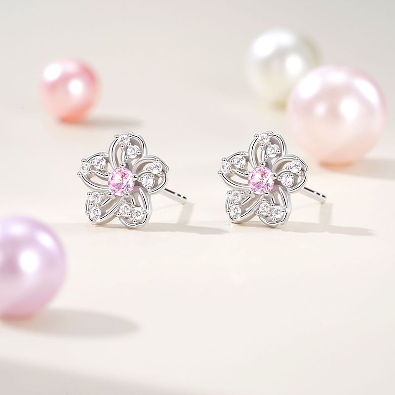 Pendientes de Flor de Cerezo