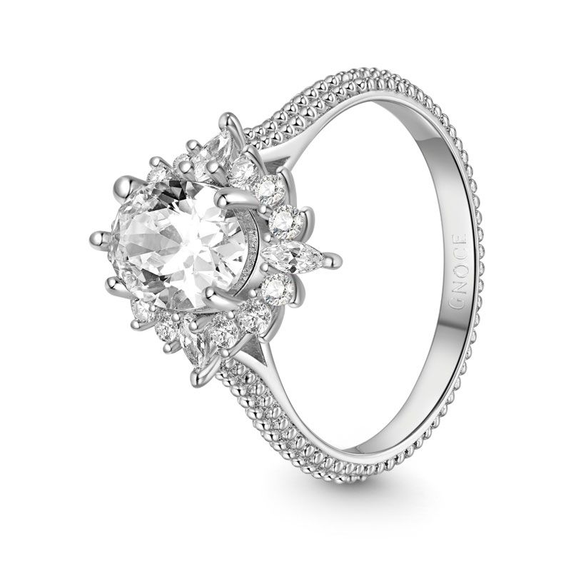 Anillo de Compromiso Ovalado