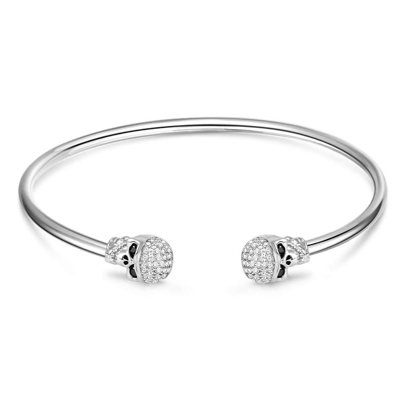 Brazalete Abierto de Calavera