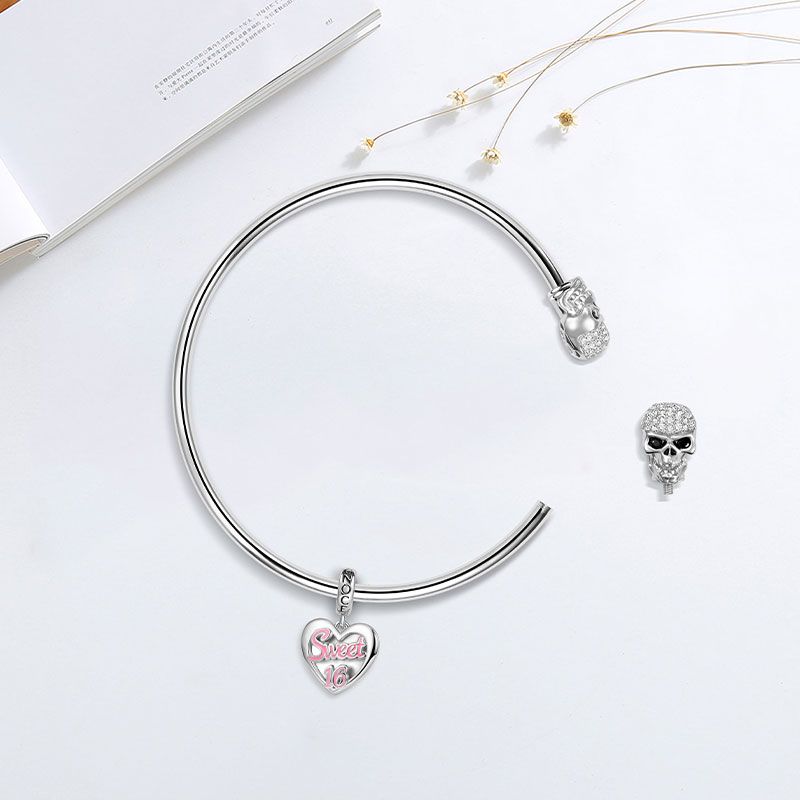 Brazalete Abierto de Calavera