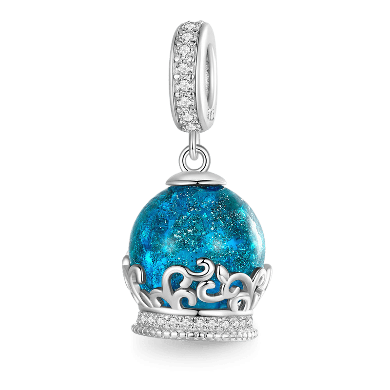 Colgante Bola de Fantasía Azul