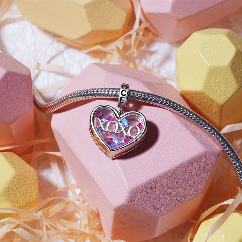 Colgante Corazón XOXO