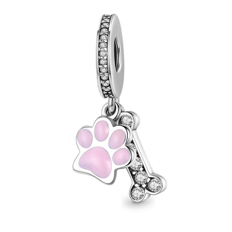 Charm Colgante Pata y Hueso