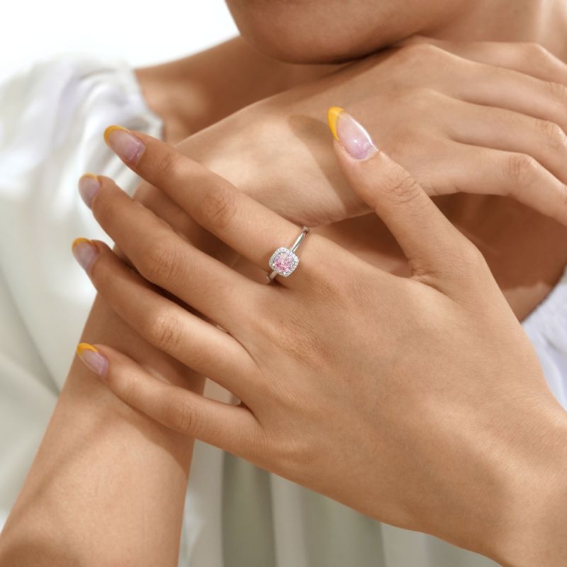 Anillo De Compromiso Talla Redonda