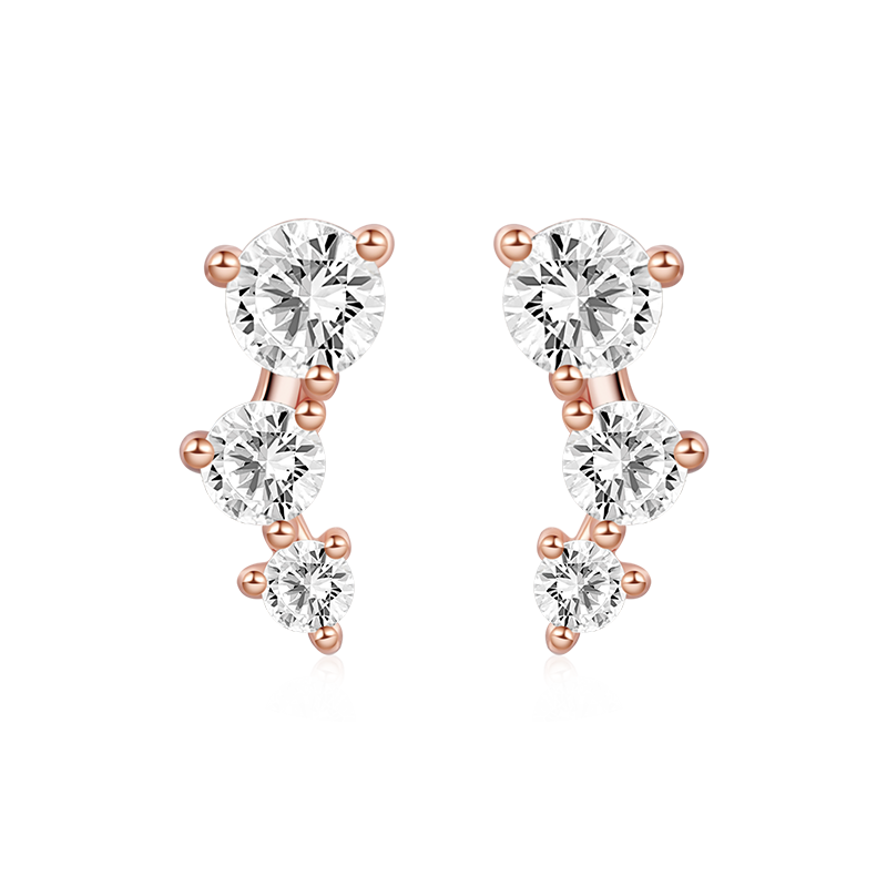 Pendientes De Tres Piedras