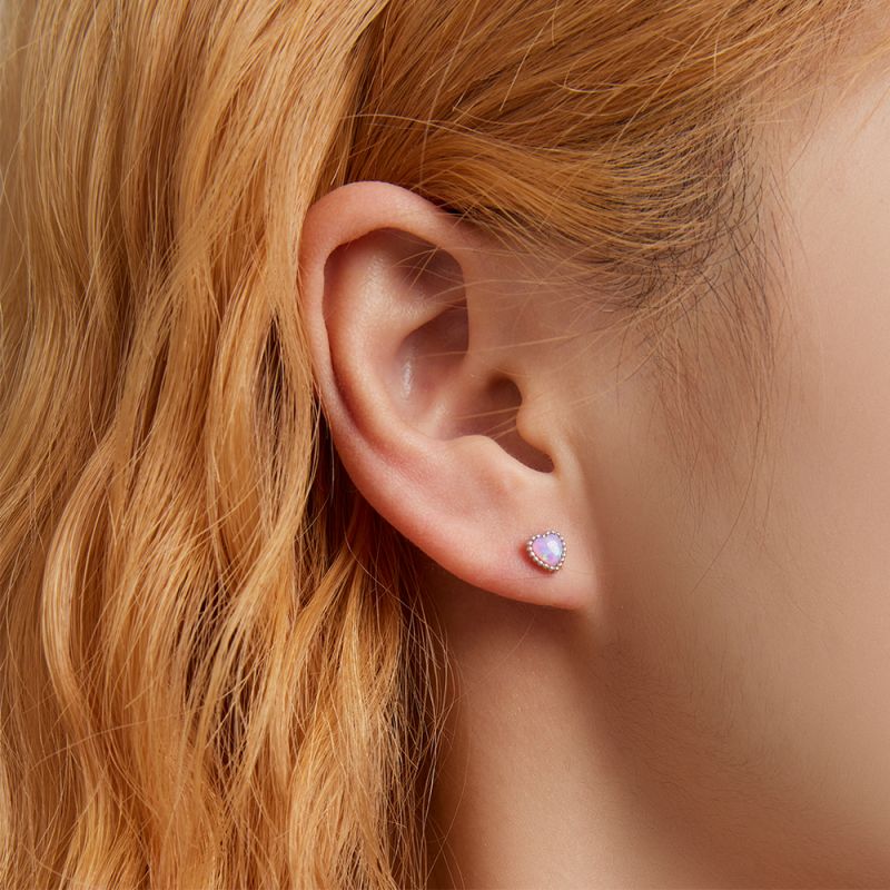 Pendientes Aussie Gem Heart