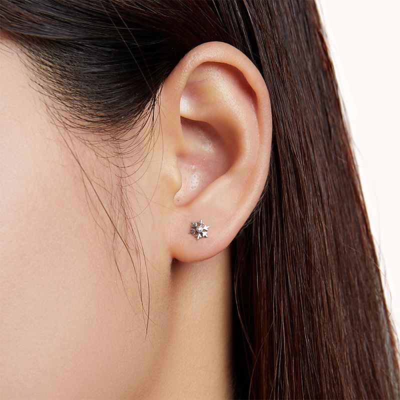 Pendientes Copo de Nieve