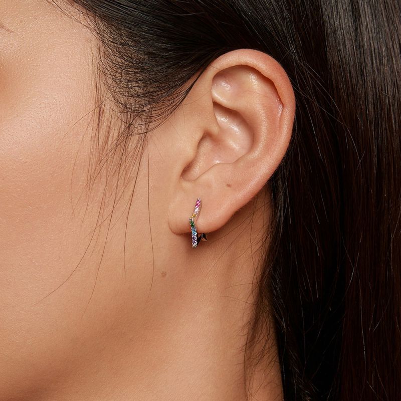 Pendientes Estrella Arcoiris