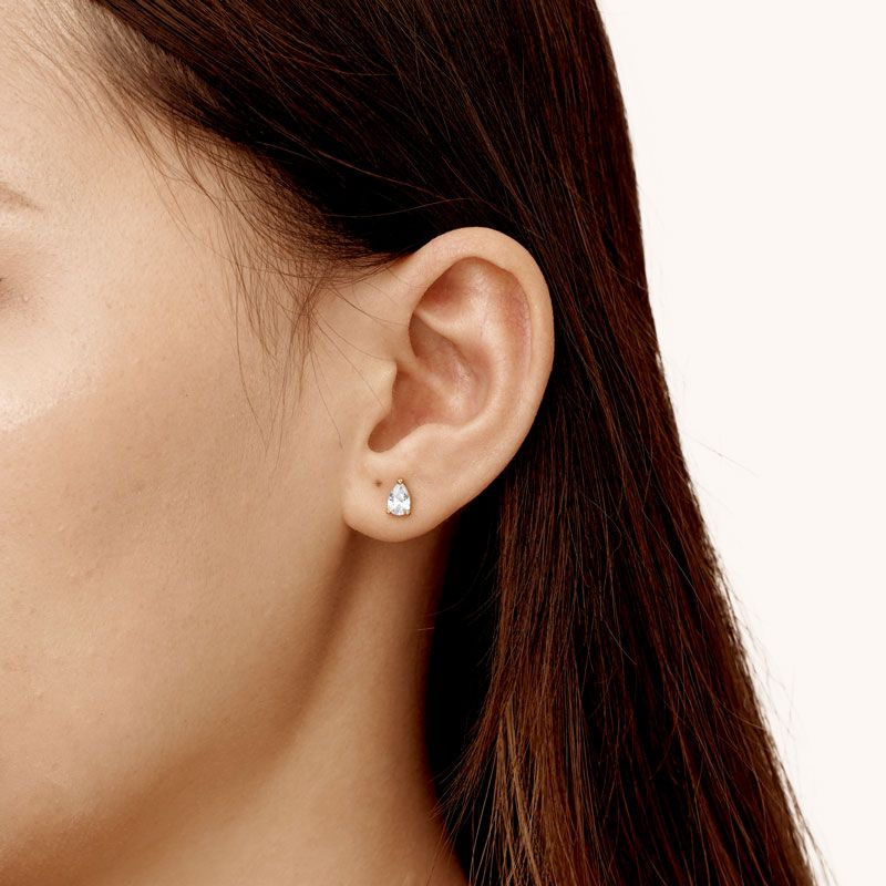 Pendientes en forma de pera