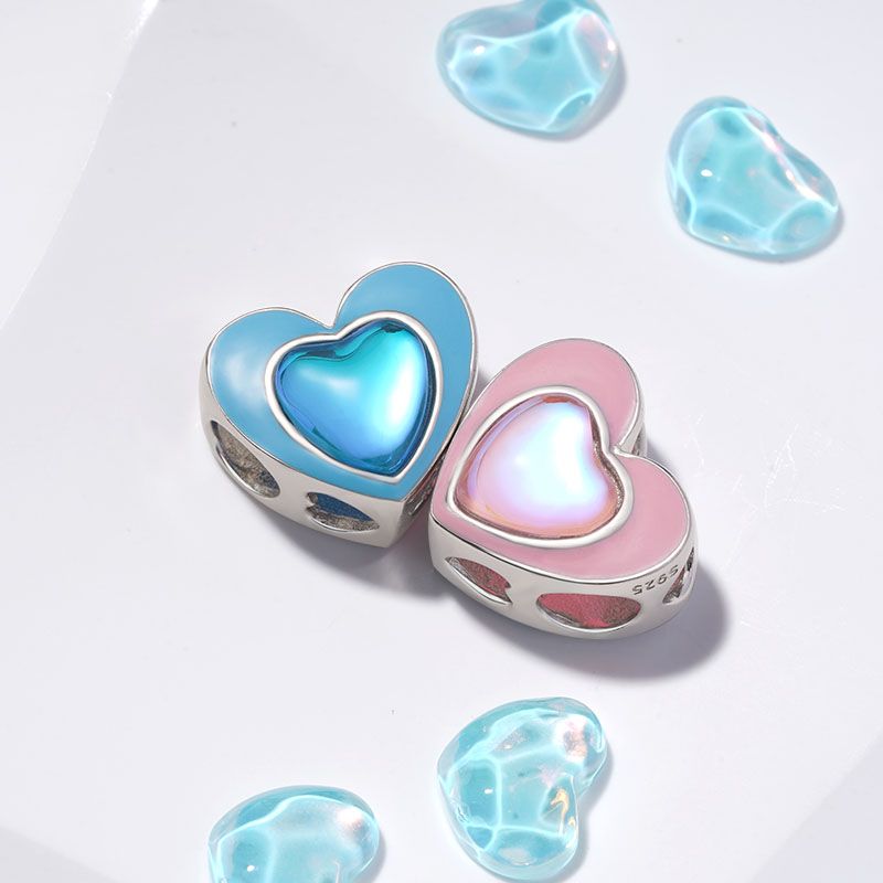 Colgante Corazón Rosa