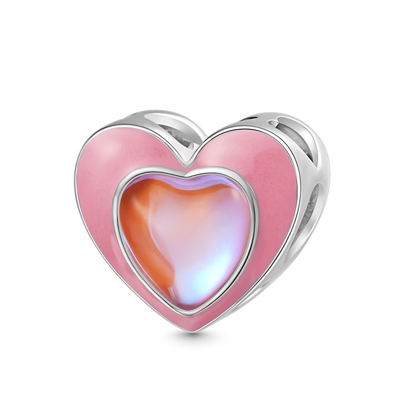Colgante Corazón Rosa