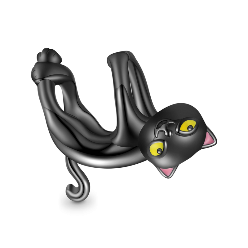 Charm Colgante Gato Negro