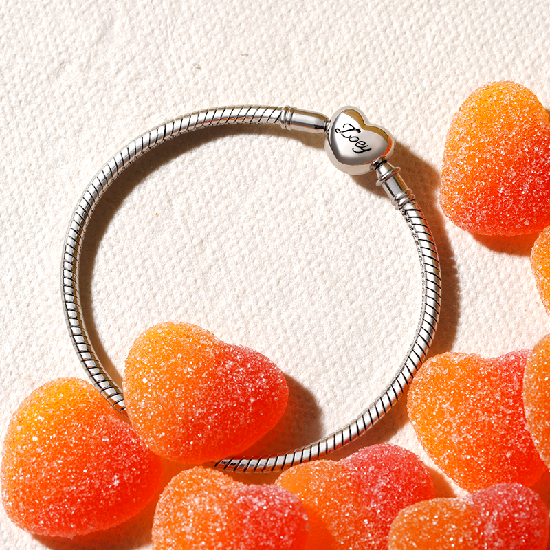 Pulsera Básica Grabable Corazón