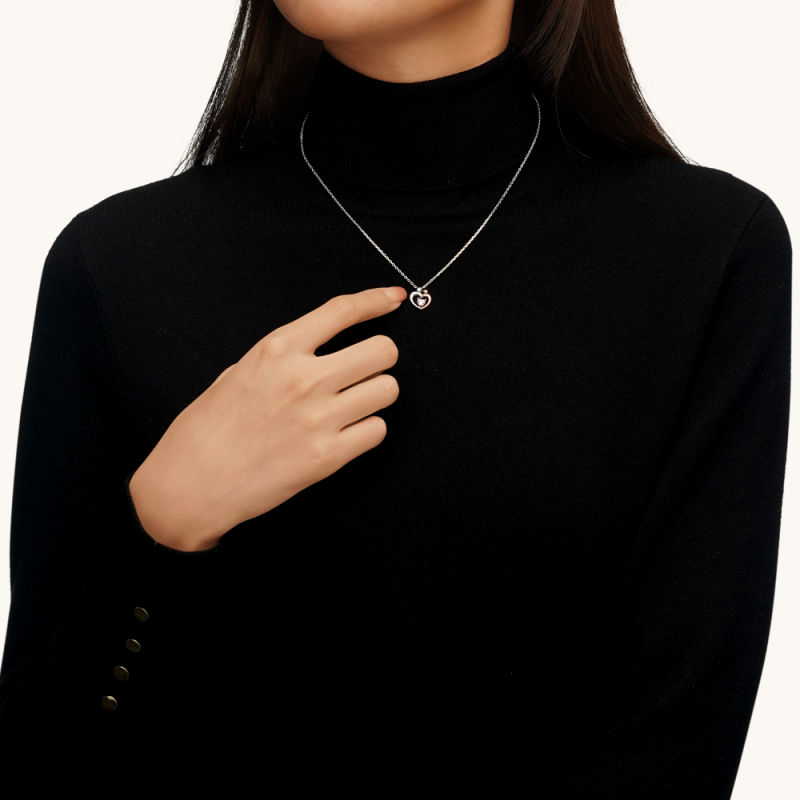 Collar Abrazando Piedra De Nacimiento
