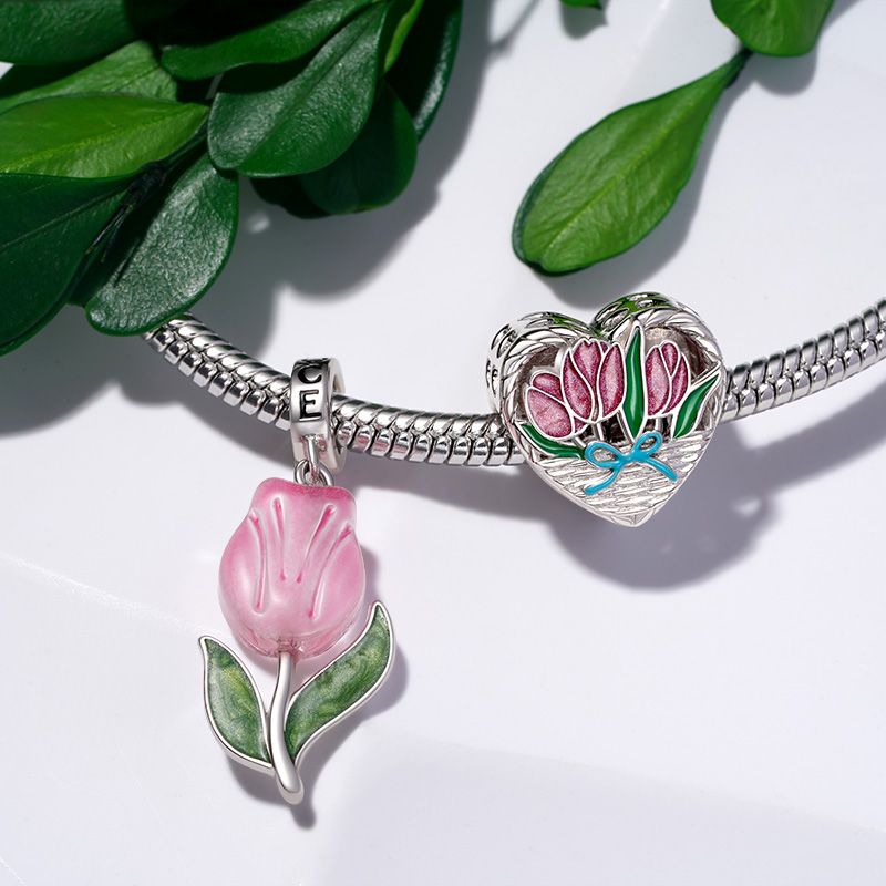 Colgante Corazón Tulipán Love