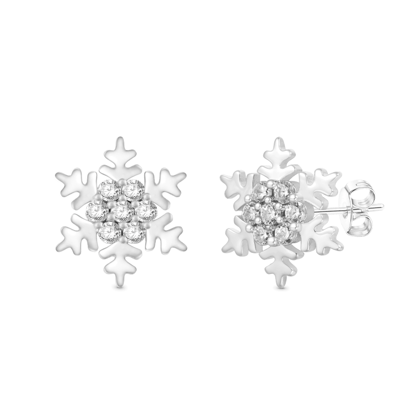 Pendientes Copo De Nieve