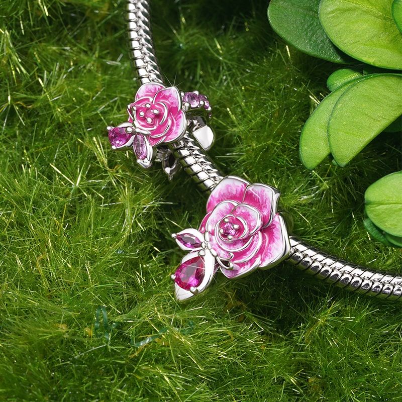 Colgante Flor De Rosa