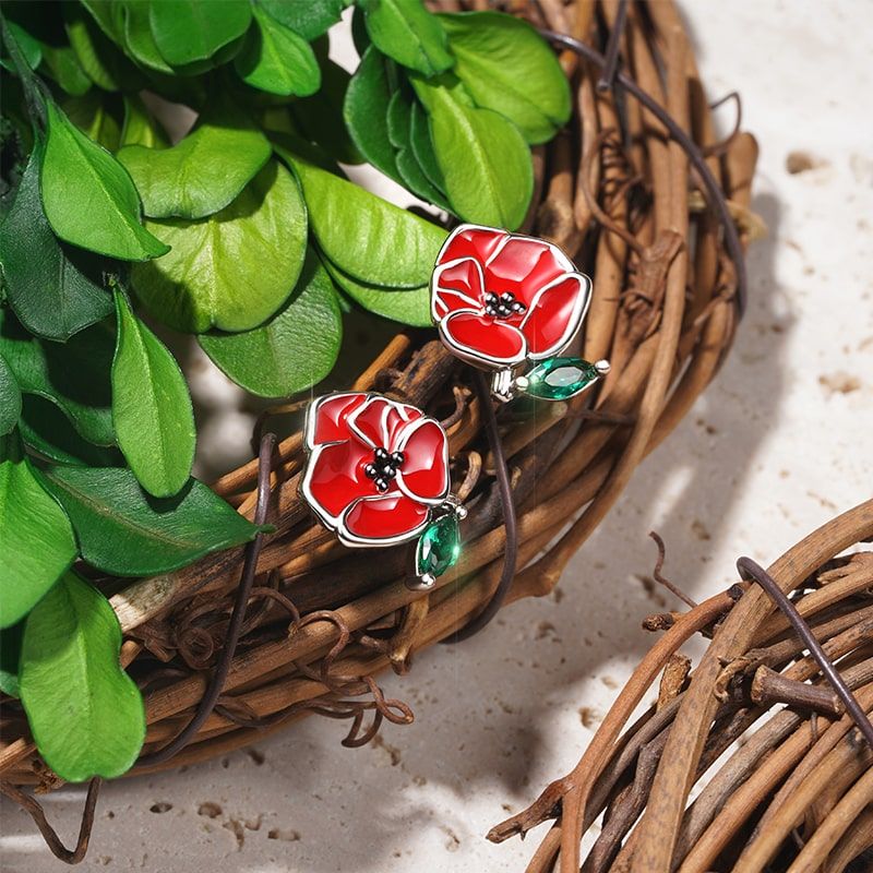 Pendientes Amapola