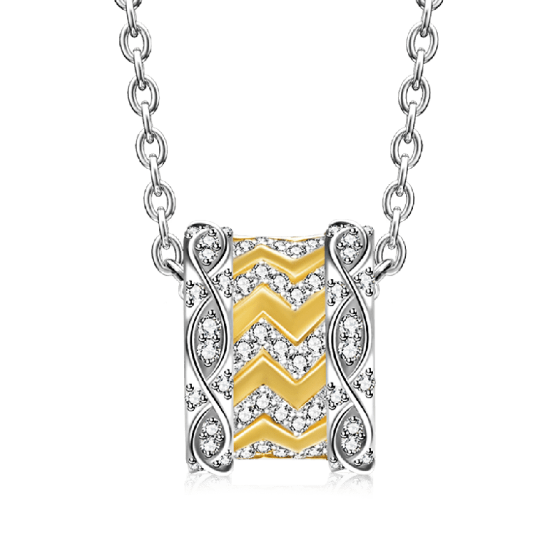 Collar Colgante Olas Infinitas