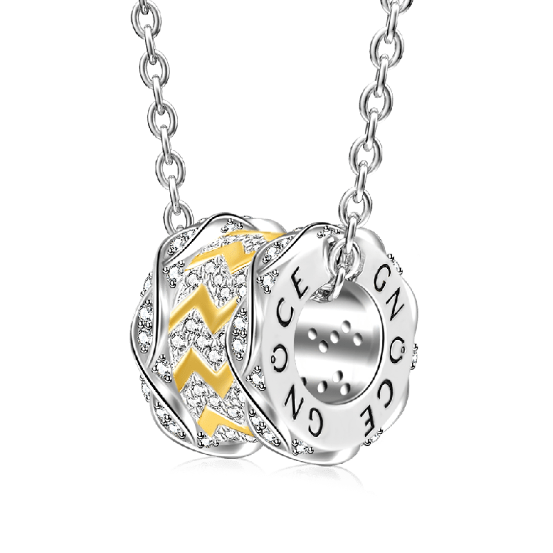 Collar Colgante Olas Infinitas