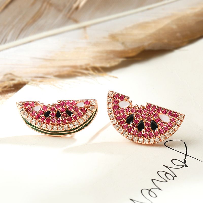 Aretes de sandía