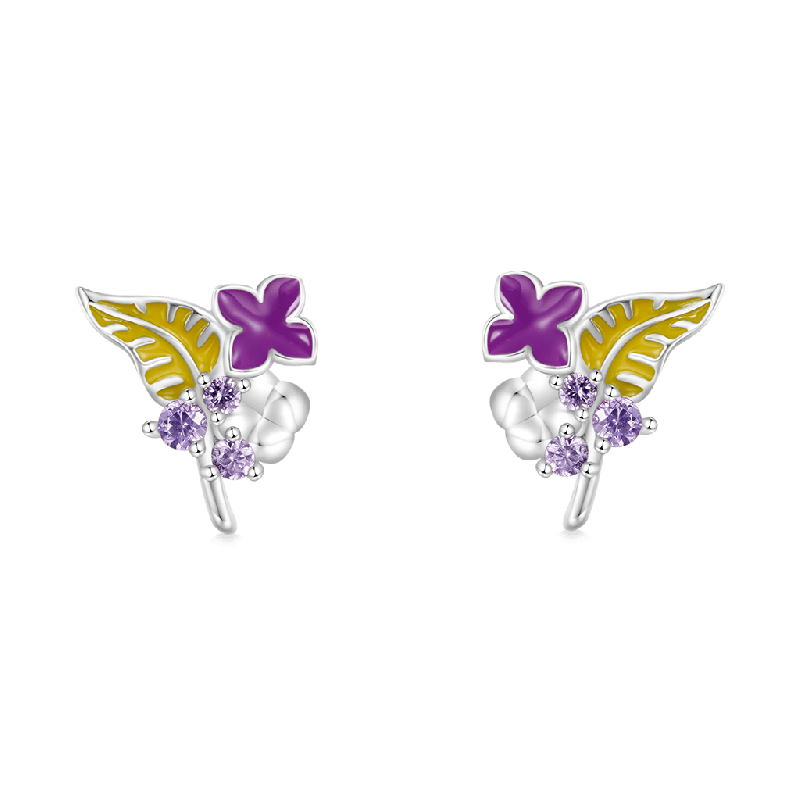 Pendientes Lila
