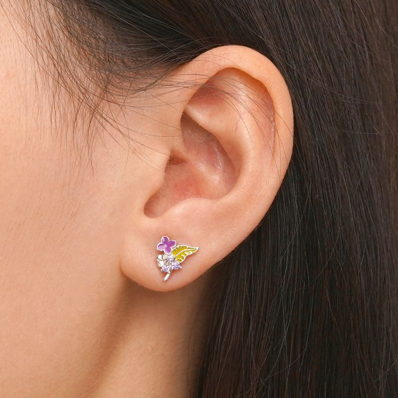 Pendientes Lila