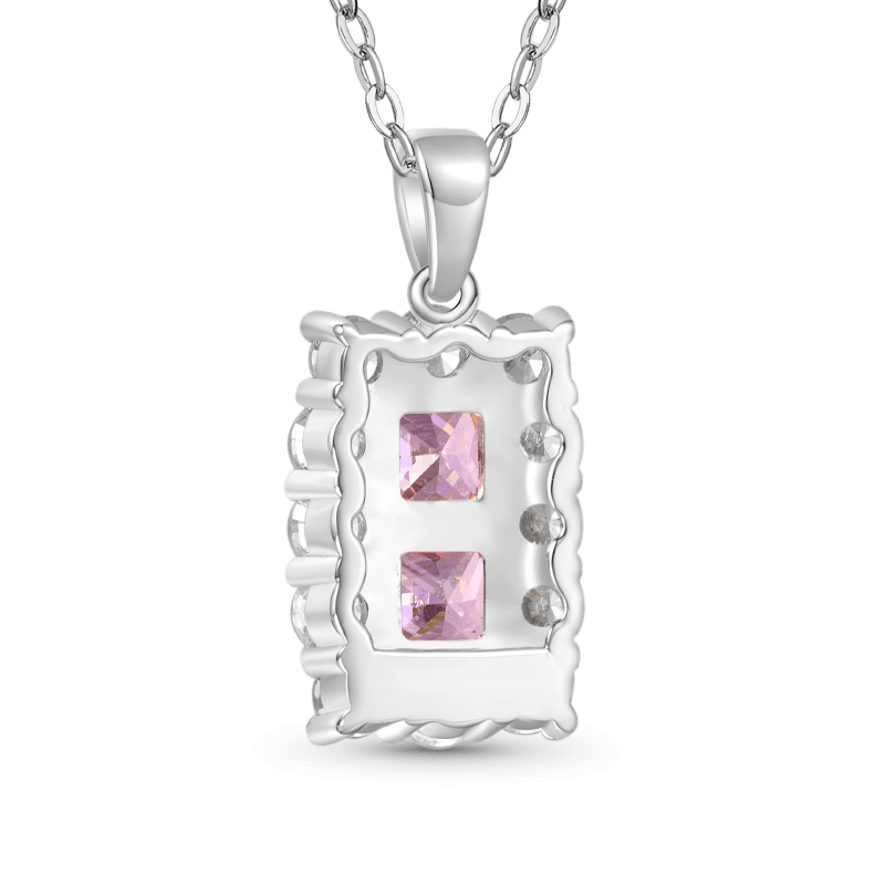Collar de Piedras de Nacimiento Cuadradas