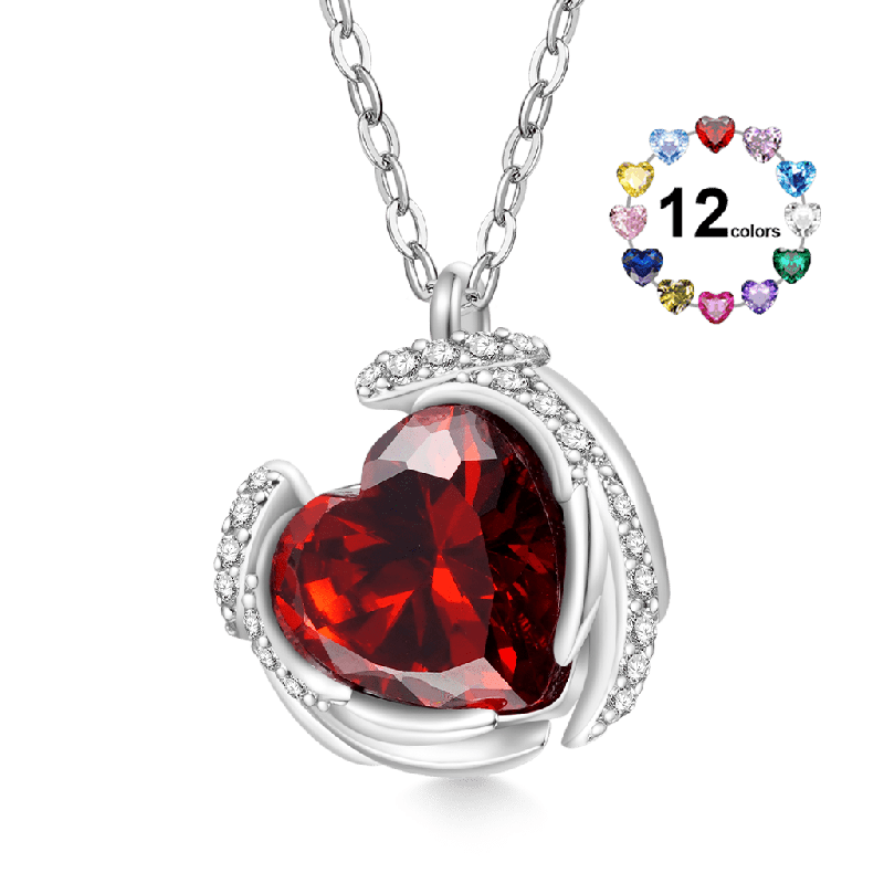 Collar Alas Corazón Amor
