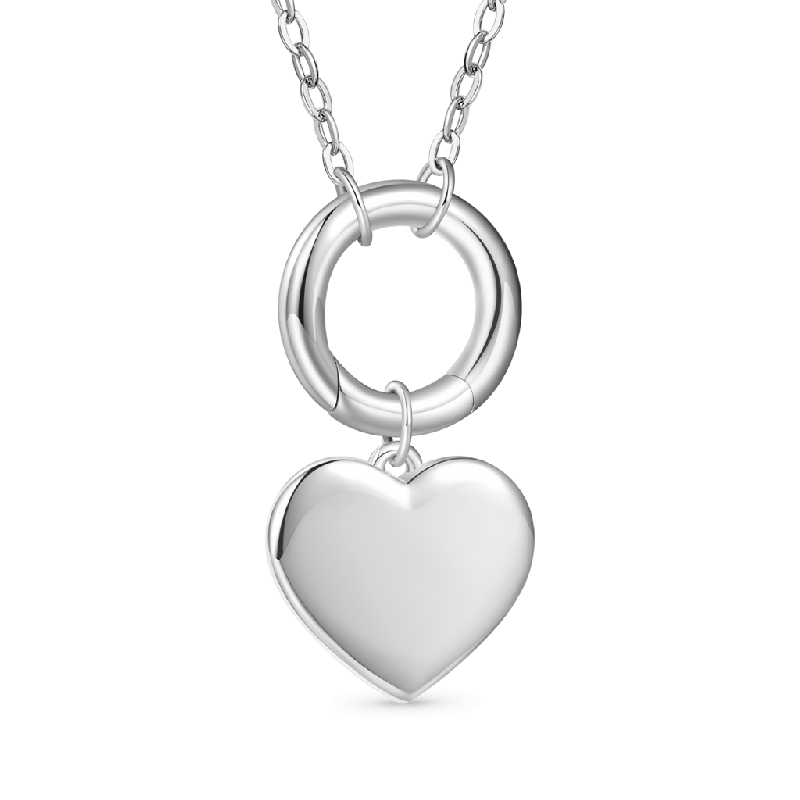 Collar Corazón Cierre Círculo