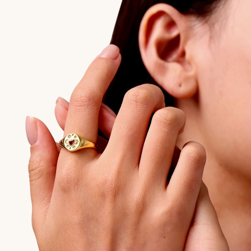 Anillo Corazón Vintage