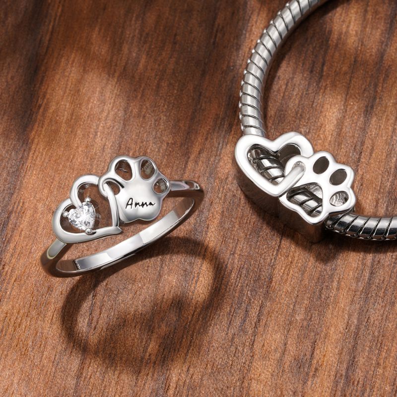 Anillo Grabable Amor Mascota