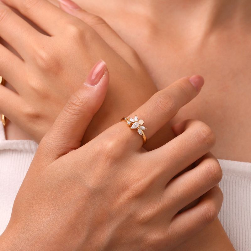 Anillo Abierto de Mariposa