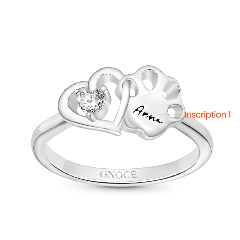 Anillo Grabable Amor Mascota